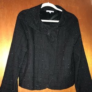 NY Collection Crimson and Clover blazer